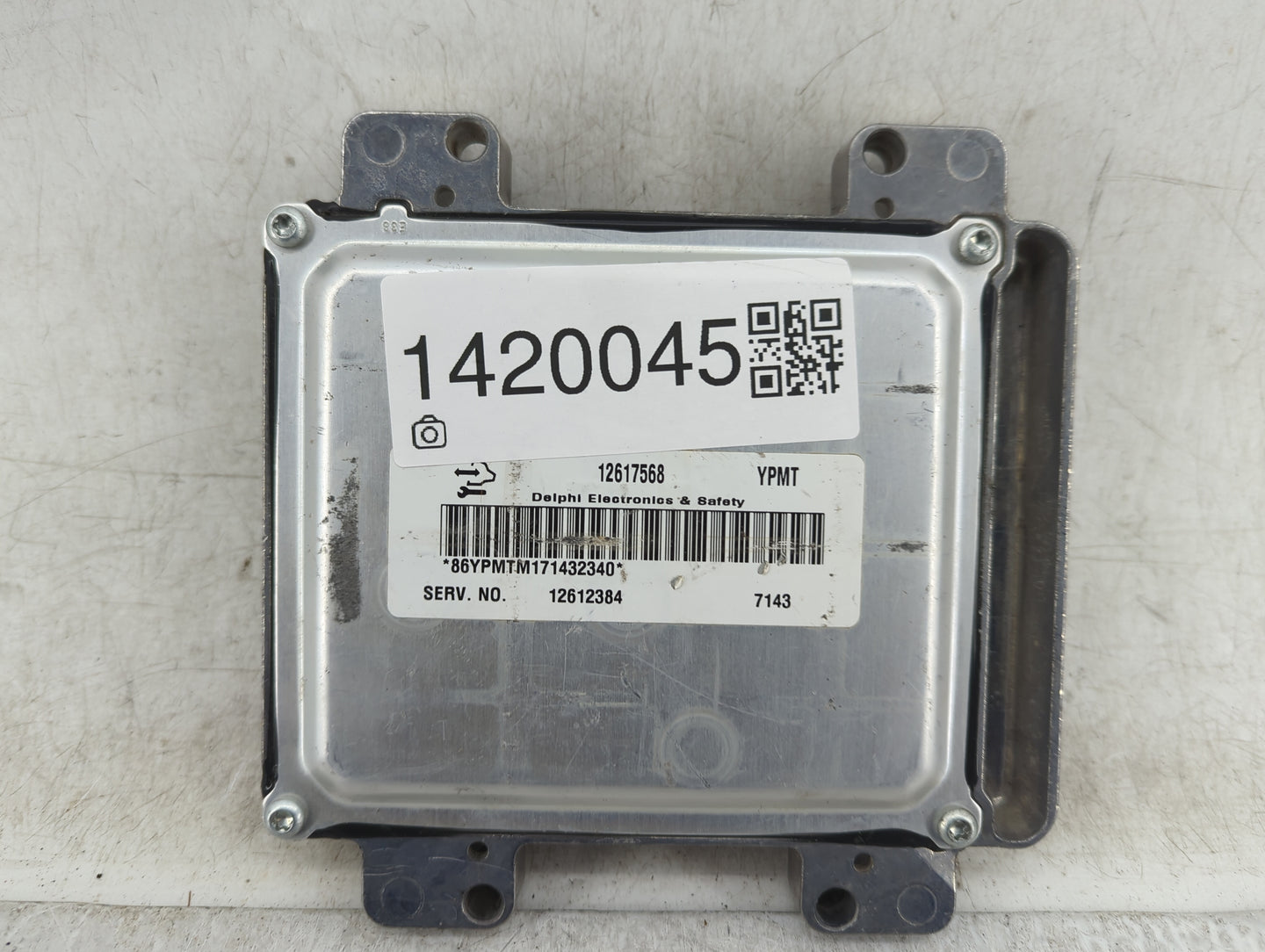 2008 Chevrolet Malibu PCM Engine Control Computer ECU ECM PCU OEM P/N:12617568 Fits Fits 2009 2011 OEM Used Auto Parts - Oem