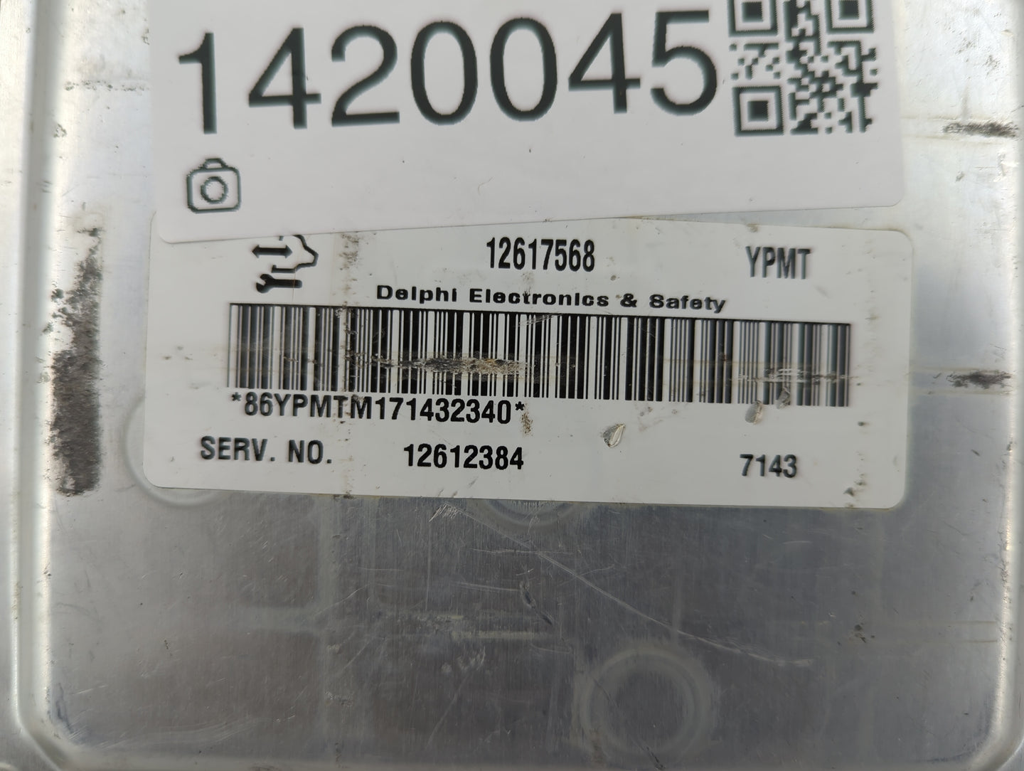 2008 Chevrolet Malibu PCM Engine Control Computer ECU ECM PCU OEM P/N:12617568 Fits Fits 2009 2011 OEM Used Auto Parts - Oem
