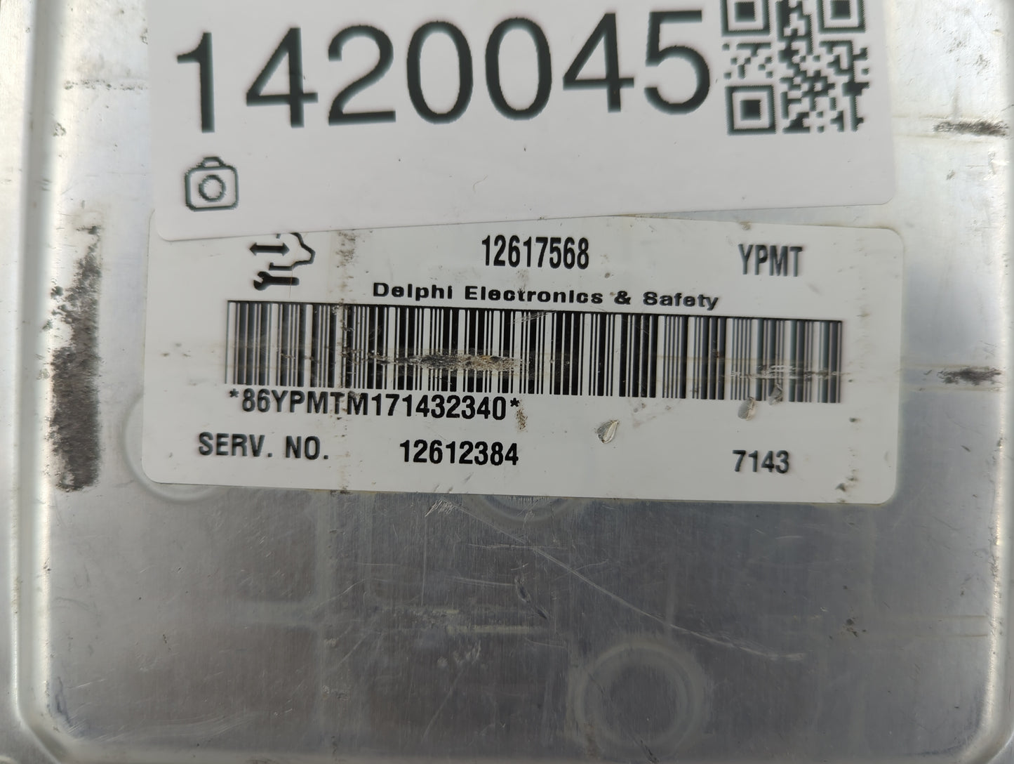 2008 Chevrolet Malibu PCM Engine Control Computer ECU ECM PCU OEM P/N:12617568 Fits Fits 2009 2011 OEM Used Auto Parts - Oem