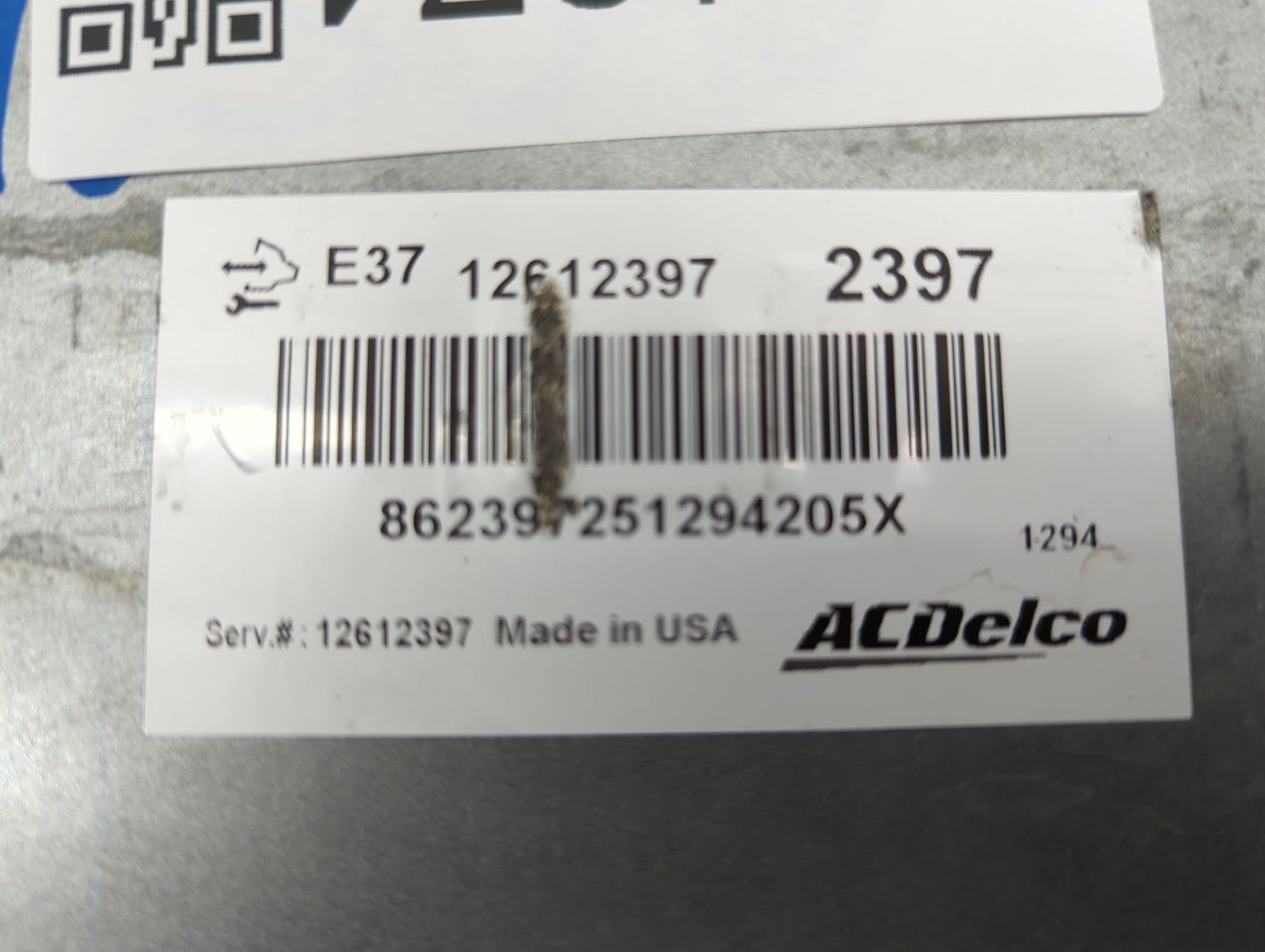 2007-2012 Chevrolet Malibu PCM Engine Control Computer ECU ECM PCU OEM P/N:12612397 Fits Fits 2007 2008 2009 2010 2011 2012 