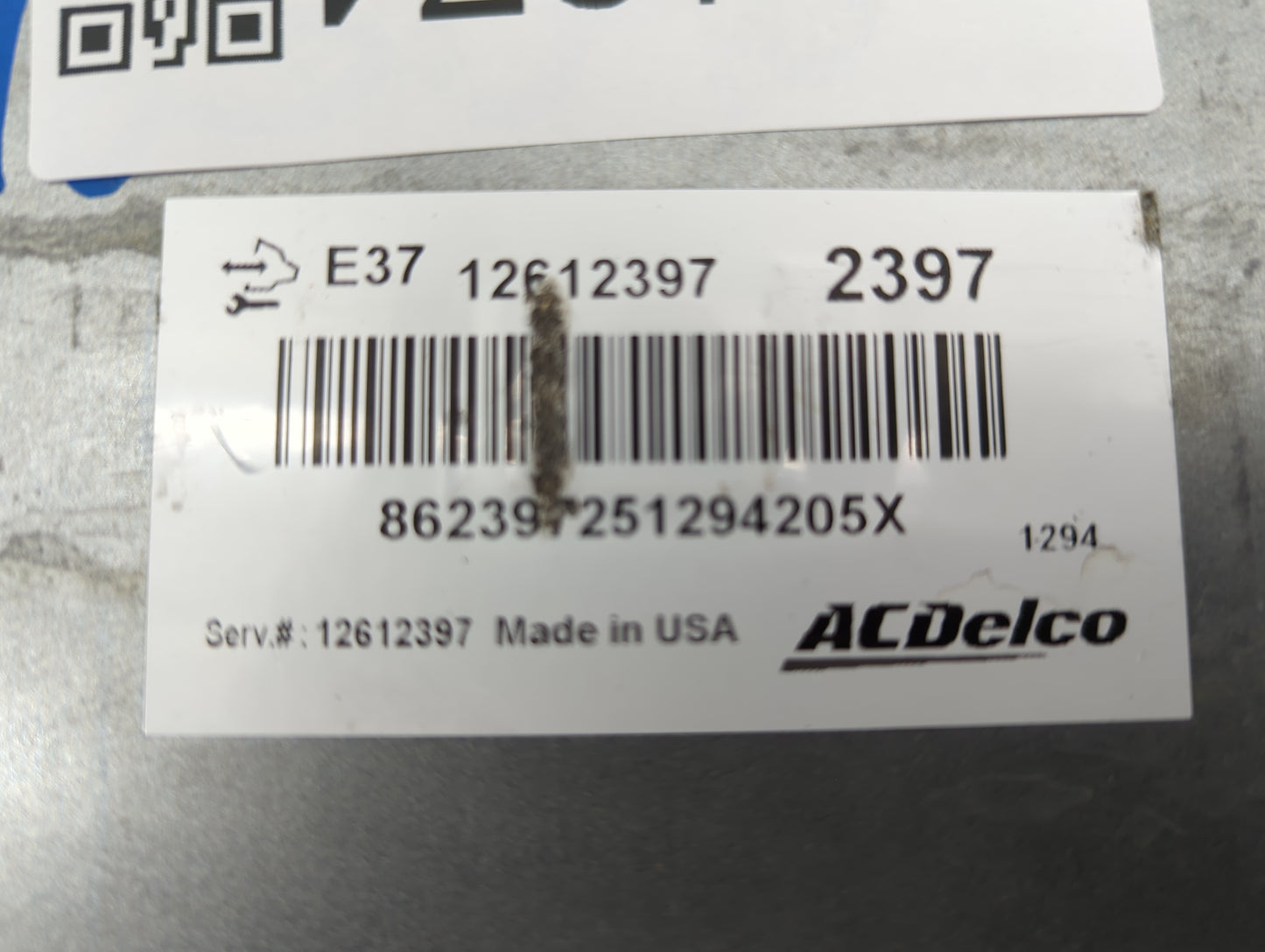2007-2012 Chevrolet Malibu PCM Engine Control Computer ECU ECM PCU OEM P/N:12612397 Fits Fits 2007 2008 2009 2010 2011 2012 