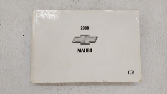 2008 Chevrolet Malibu Owners Manual Book Guide OEM Used Auto Parts - Oemusedautoparts1.com