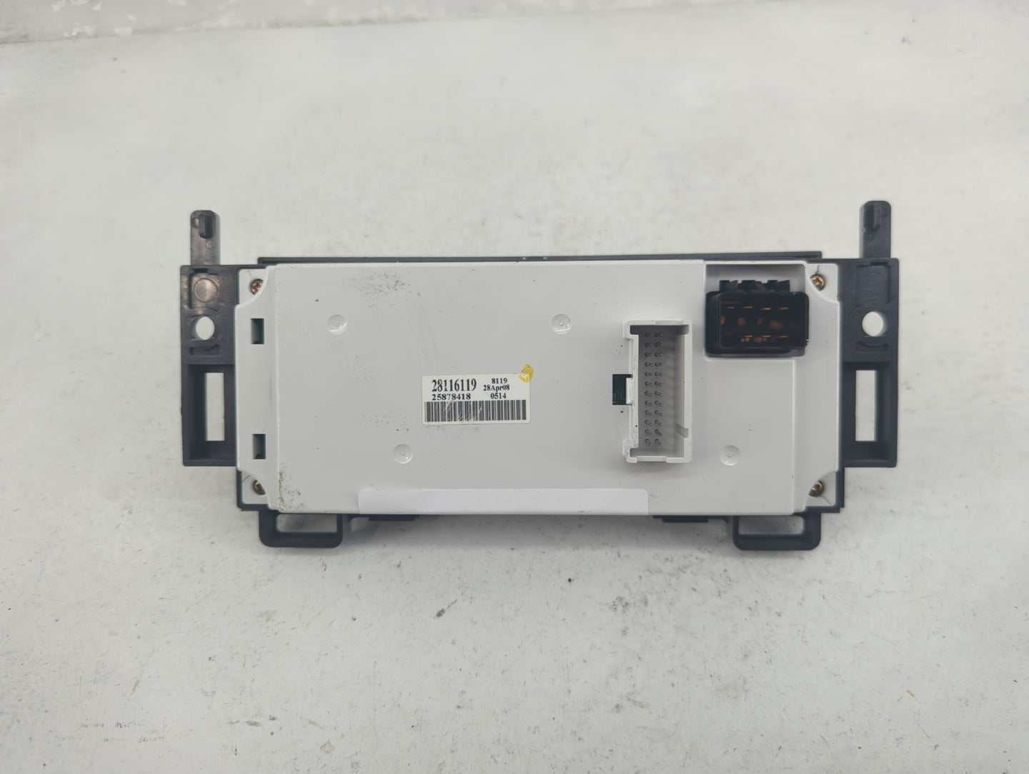 2008-2012 Chevrolet Malibu Climate Control Module Temperature AC/Heater Replacement P/N:28116119 25878418 Fits OEM Used Auto