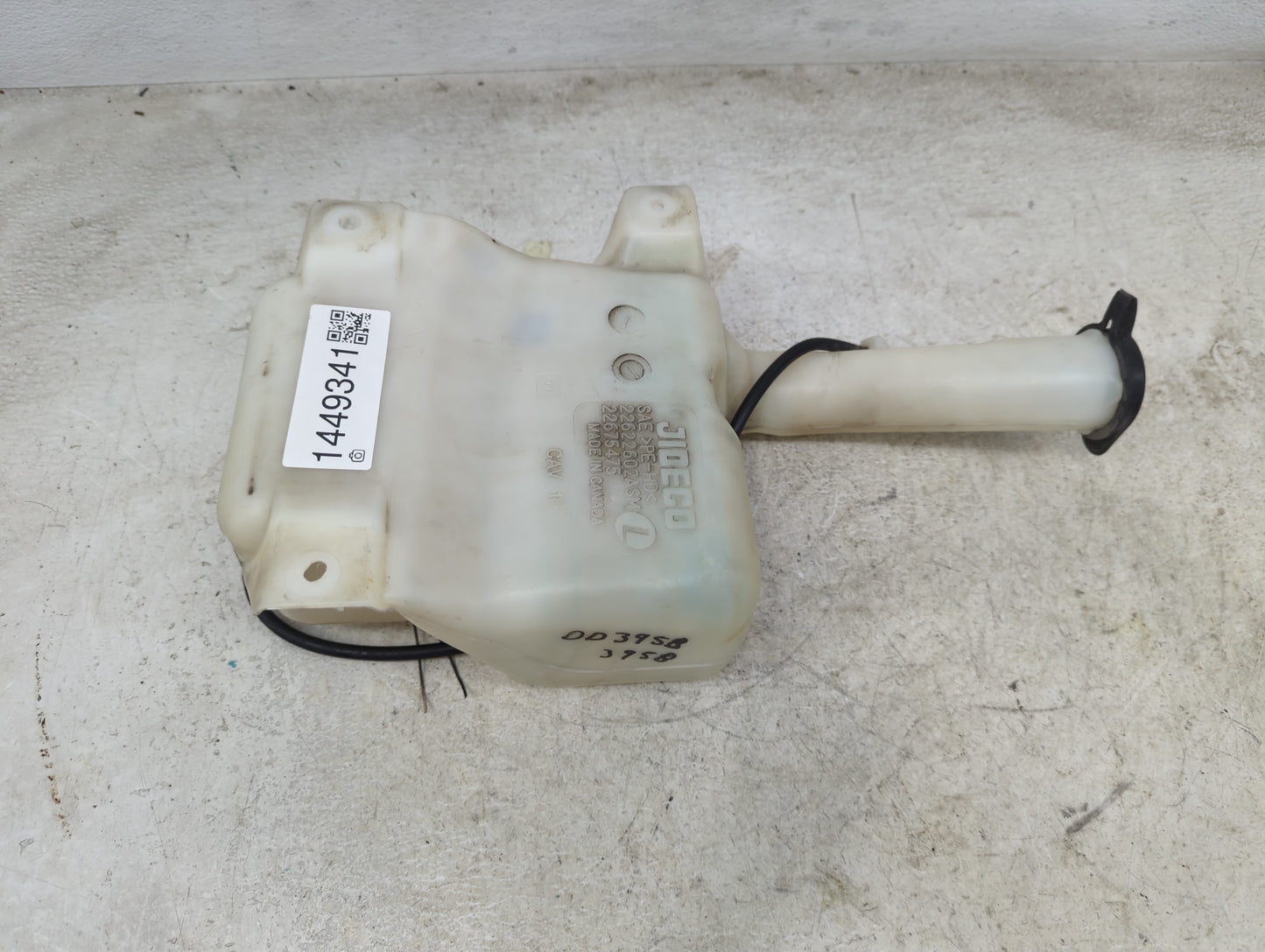 2004-2008 Chevrolet Malibu Windshield Washer Fluid Reservoir Bottle Oem - Oemusedautoparts1.com