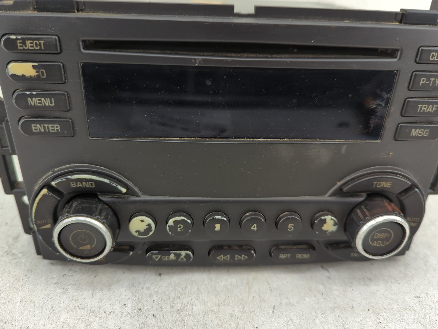 2007-2008 Chevrolet Malibu Radio AM FM Cd Player Receiver Replacement P/N:15890525 Fits Fits 2007 2008 OEM Used Auto Parts -