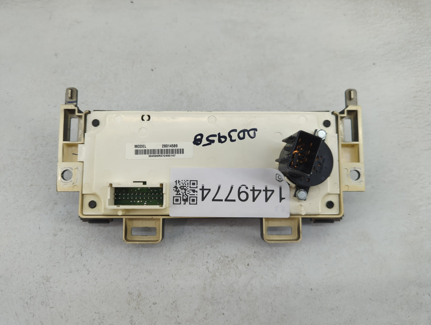 2008-2012 Chevrolet Malibu Climate Control Module Temperature AC/Heater Replacement P/N:28014589 Fits OEM Used Auto Parts - 