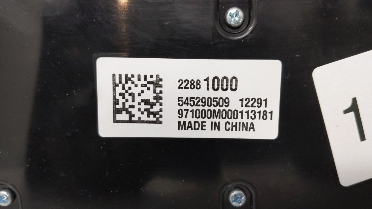 2008-2012 Chevrolet Malibu Climate Control Module Temperature AC/Heater Replacement P/N:28116119 2827281 Fits OEM Used Auto 
