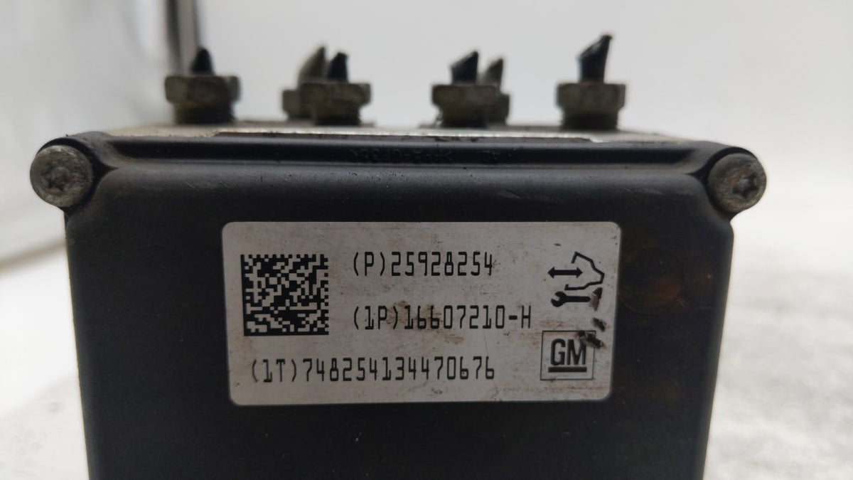 2008-2009 Chevrolet Malibu Anti-Lock Brake ABS Pump Module Actuator OEM P/N:25928254 25952591, 25949990 Fits Fits 2008 2009 