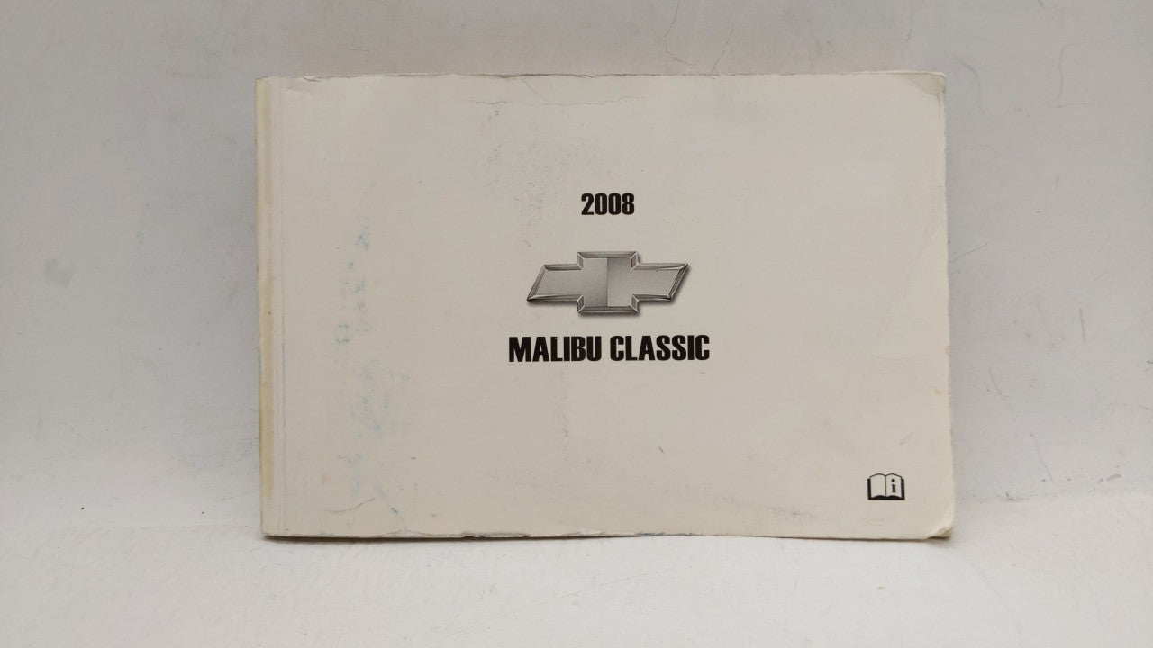 2008 Chevrolet Malibu Owners Manual Book Guide OEM Used Auto Parts - Oemusedautoparts1.com