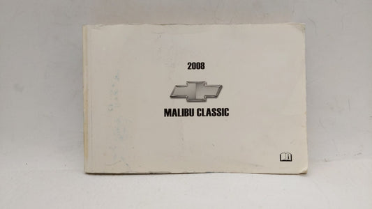 2008 Chevrolet Malibu Owners Manual Book Guide OEM Used Auto Parts - Oemusedautoparts1.com