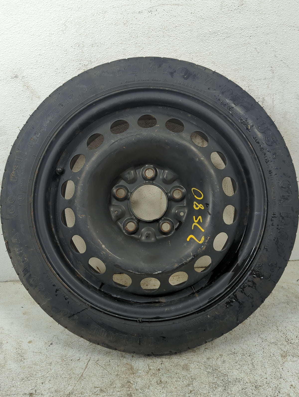 2004-2008 Chevrolet Malibu Spare Donut Tire Wheel Rim Oem 5036778 - Oemusedautoparts1.com