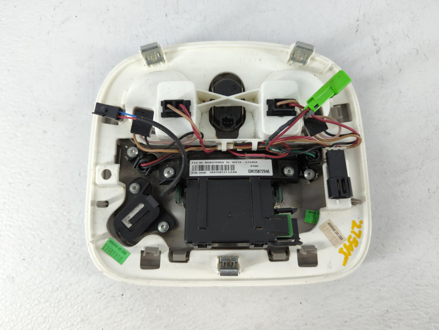 2008 Chevrolet Malibu Overhead Roof Console 695959 - Oemusedautoparts1.com