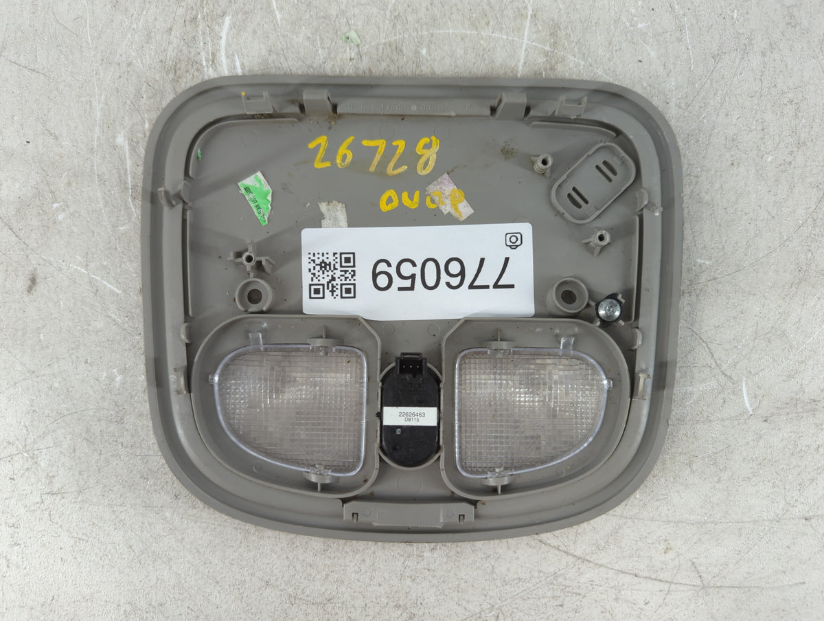 2008 Chevrolet Malibu Overhead Roof Console 776059 - Oemusedautoparts1.com