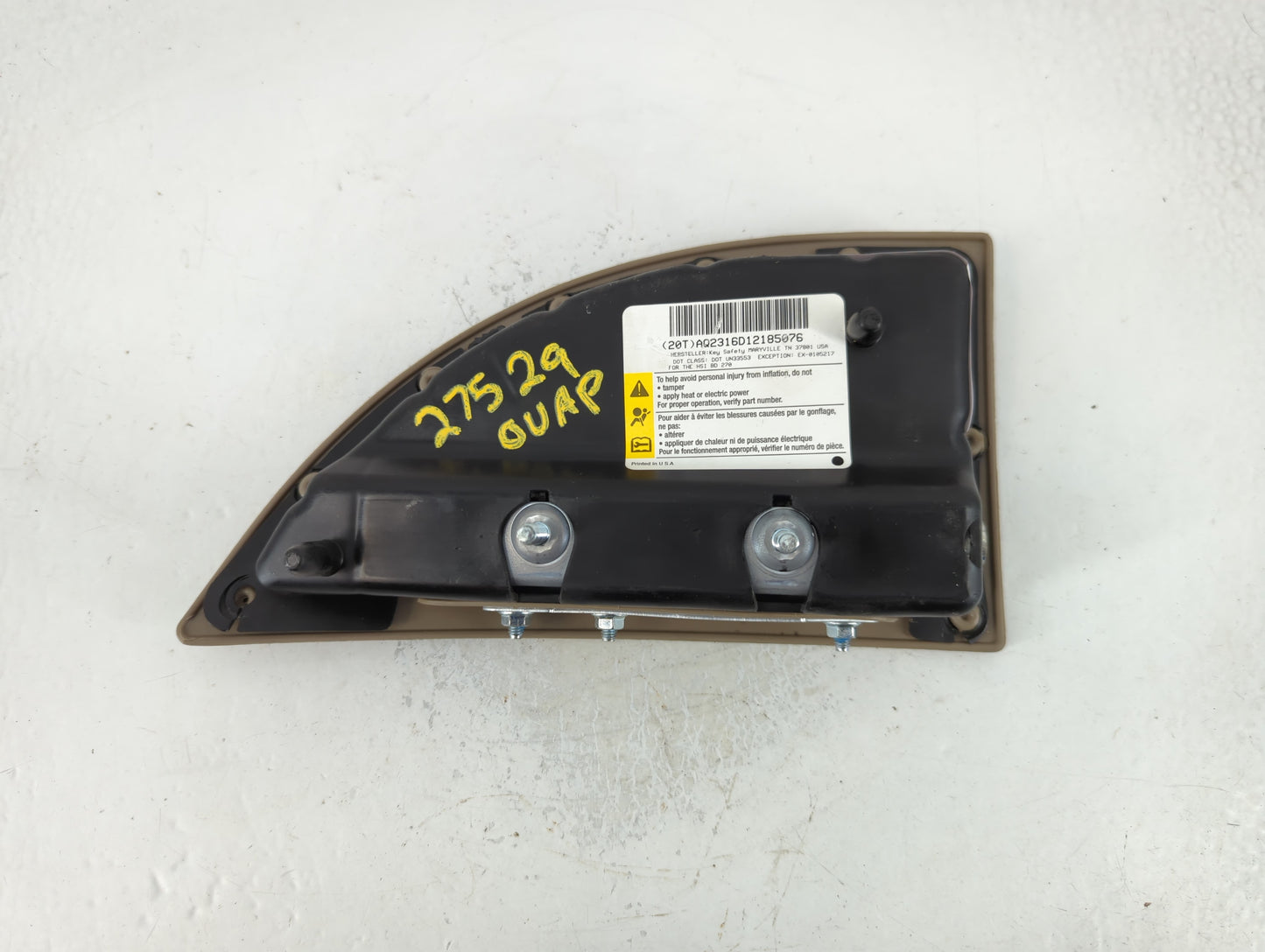 2008 Chevrolet Malibu Passenger Curtain Air Bag Oem - Oemusedautoparts1.com