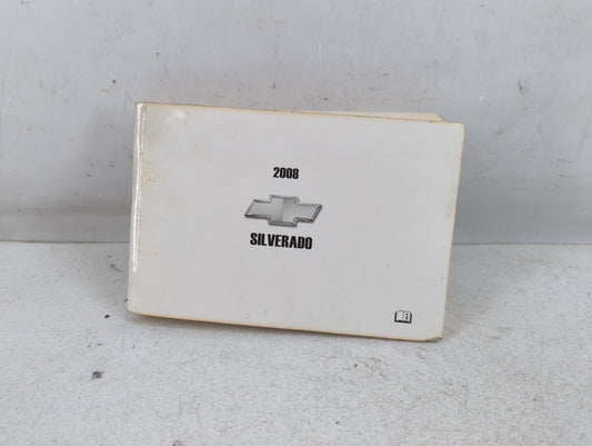 2008 Chevrolet Silverado Owners Manual Book Guide P/N:15854803 A OEM Used Auto Parts - Oemusedautoparts1.com