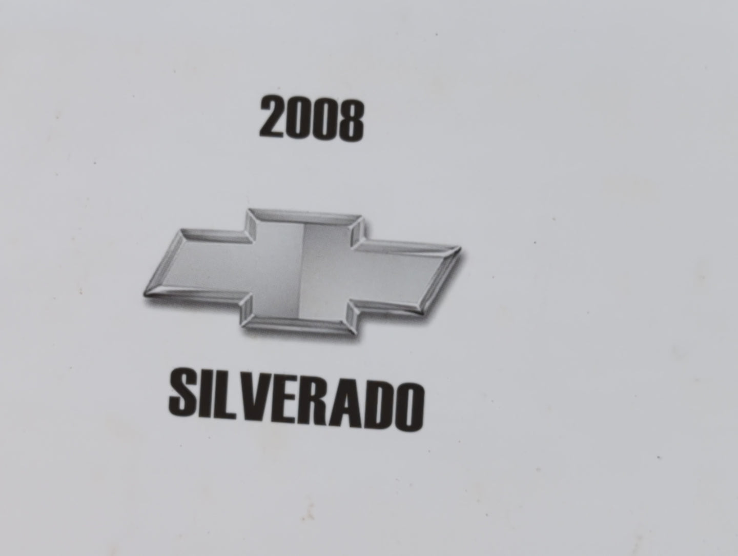 2008 Chevrolet Silverado Owners Manual Book Guide P/N:15854803 A OEM Used Auto Parts - Oemusedautoparts1.com