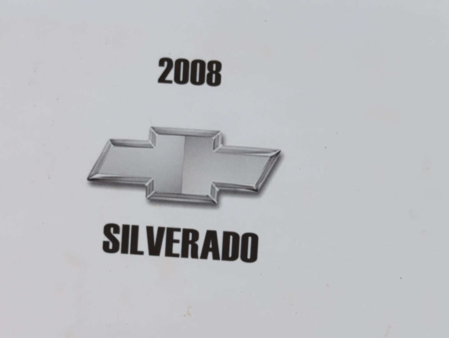 2008 Chevrolet Silverado Owners Manual Book Guide P/N:15854803 A OEM Used Auto Parts - Oemusedautoparts1.com