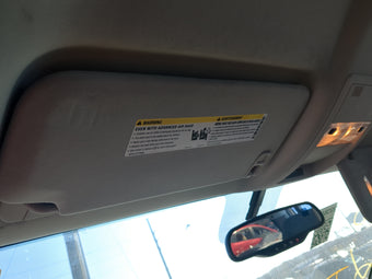 compare product 2007-2013 Chevrolet Silverado 1500 Sun Visor Shade Replacement Driver Left Mirror Fits OEM Used Auto Parts