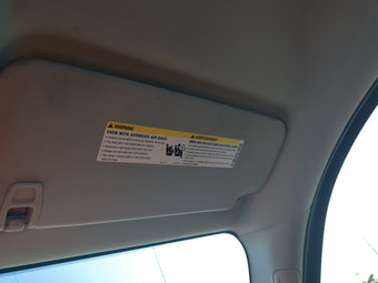 compare product 2007-2013 Chevrolet Silverado 1500 Sun Visor Shade Replacement Passenger Right Mirror Fits OEM Used Auto Parts