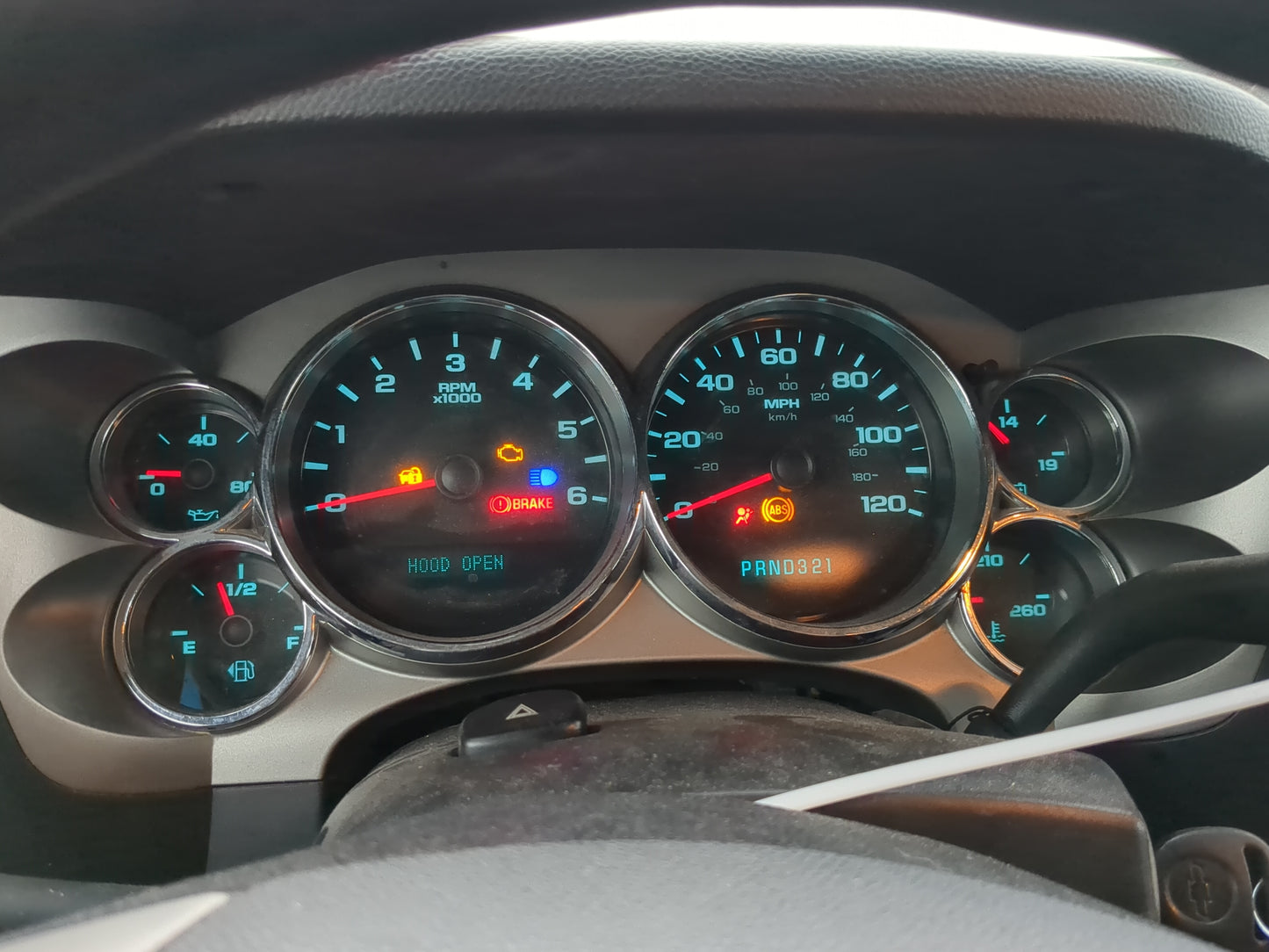2007-2010 Chevrolet Silverado 1500 Instrument Cluster Speedometer Gauges Fits Fits 2007 2008 2009 2010 2011 OEM Used Auto Pa