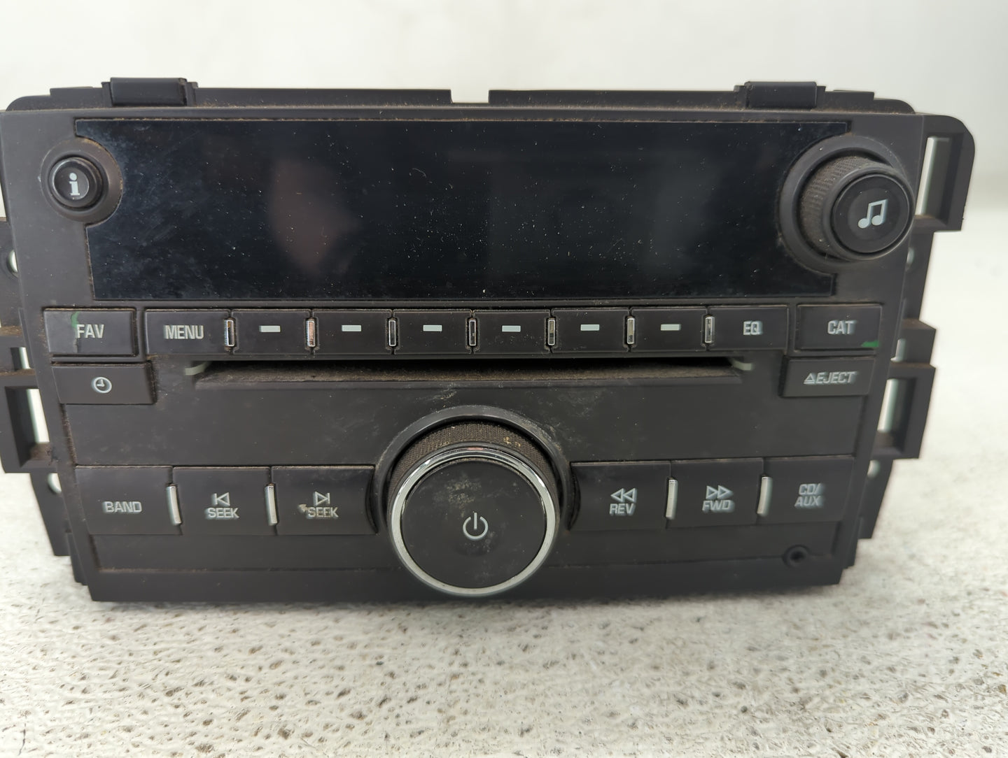 2007-2013 Chevrolet Silverado 1500 Radio AM FM Cd Player Receiver Replacement P/N:25865029 Fits OEM Used Auto Parts - Oemuse