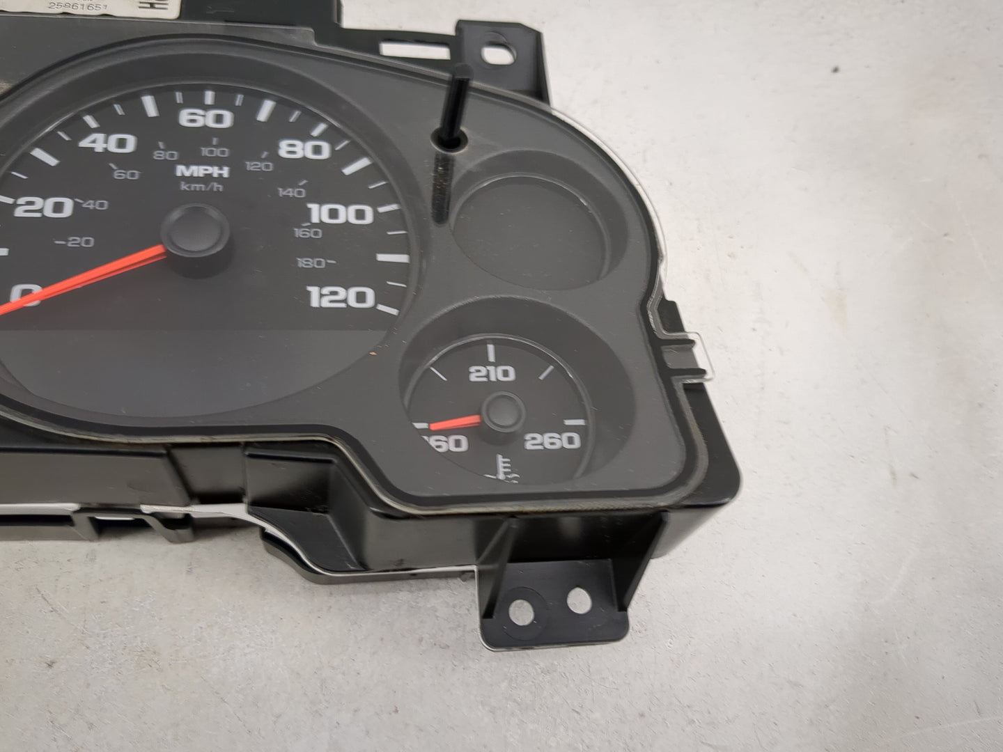 2008-2013 Chevrolet Silverado 1500 Instrument Cluster Speedometer Gauges P/N:25961651 6031531 Miles: Fits OEM Used Auto Part