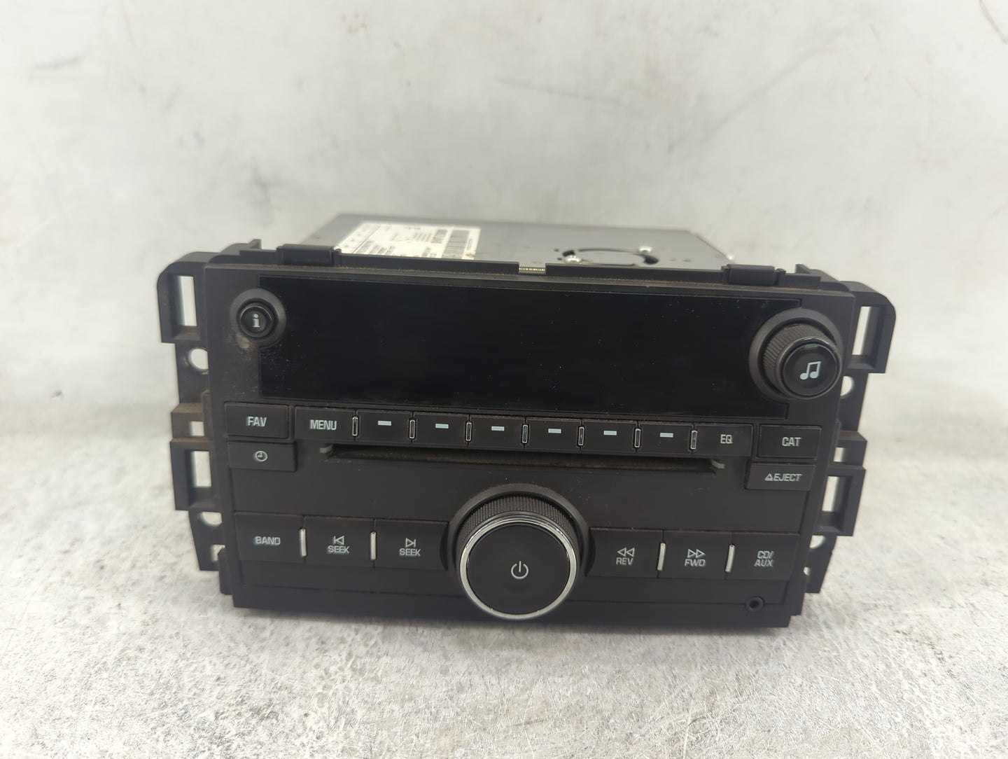 2007-2013 Chevrolet Silverado 1500 Radio AM FM Cd Player Receiver Replacement P/N:28107619 25865029 Fits OEM Used Auto Parts