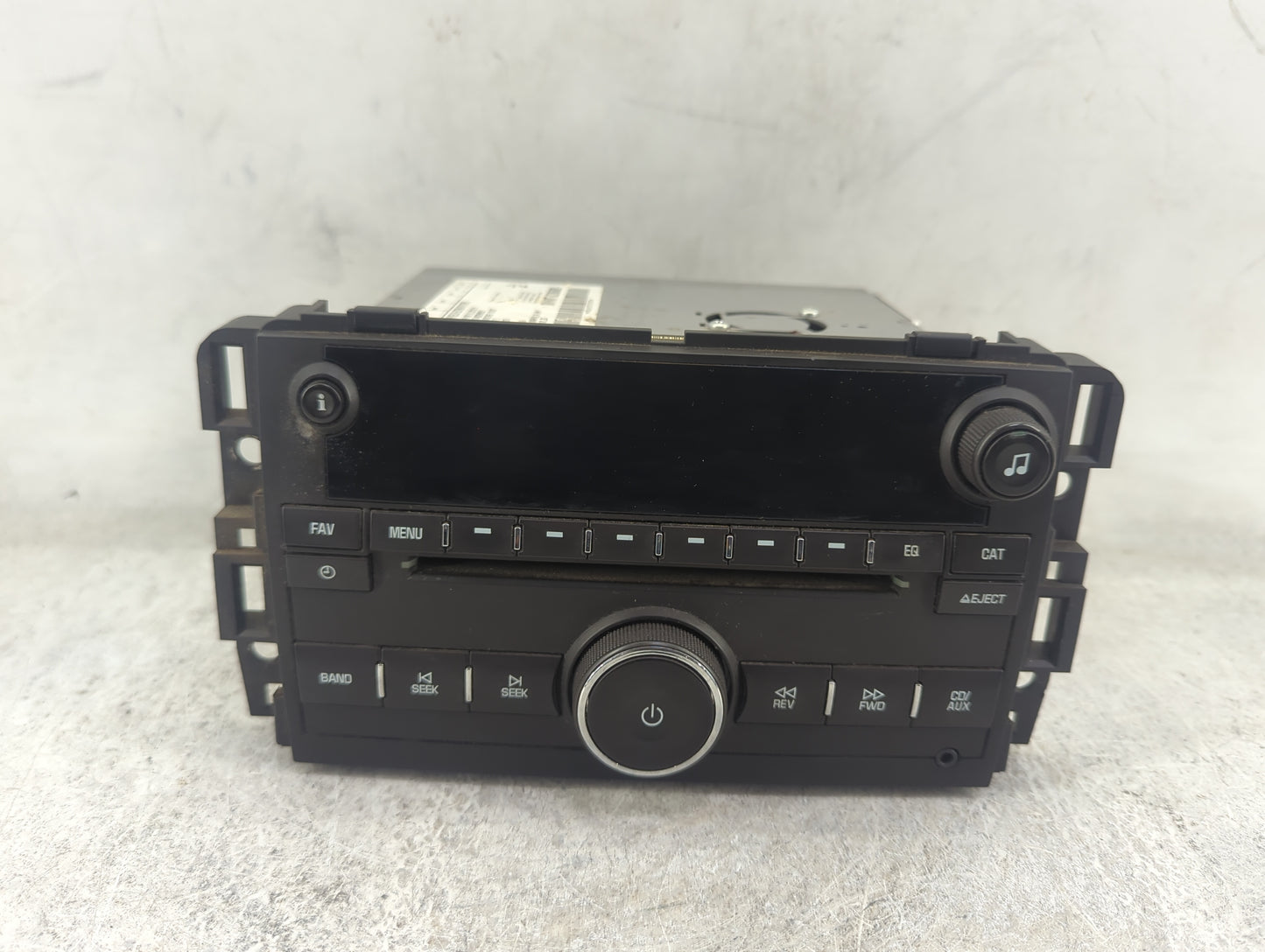 2007-2013 Chevrolet Silverado 1500 Radio AM FM Cd Player Receiver Replacement P/N:28107619 25865029 Fits OEM Used Auto Parts