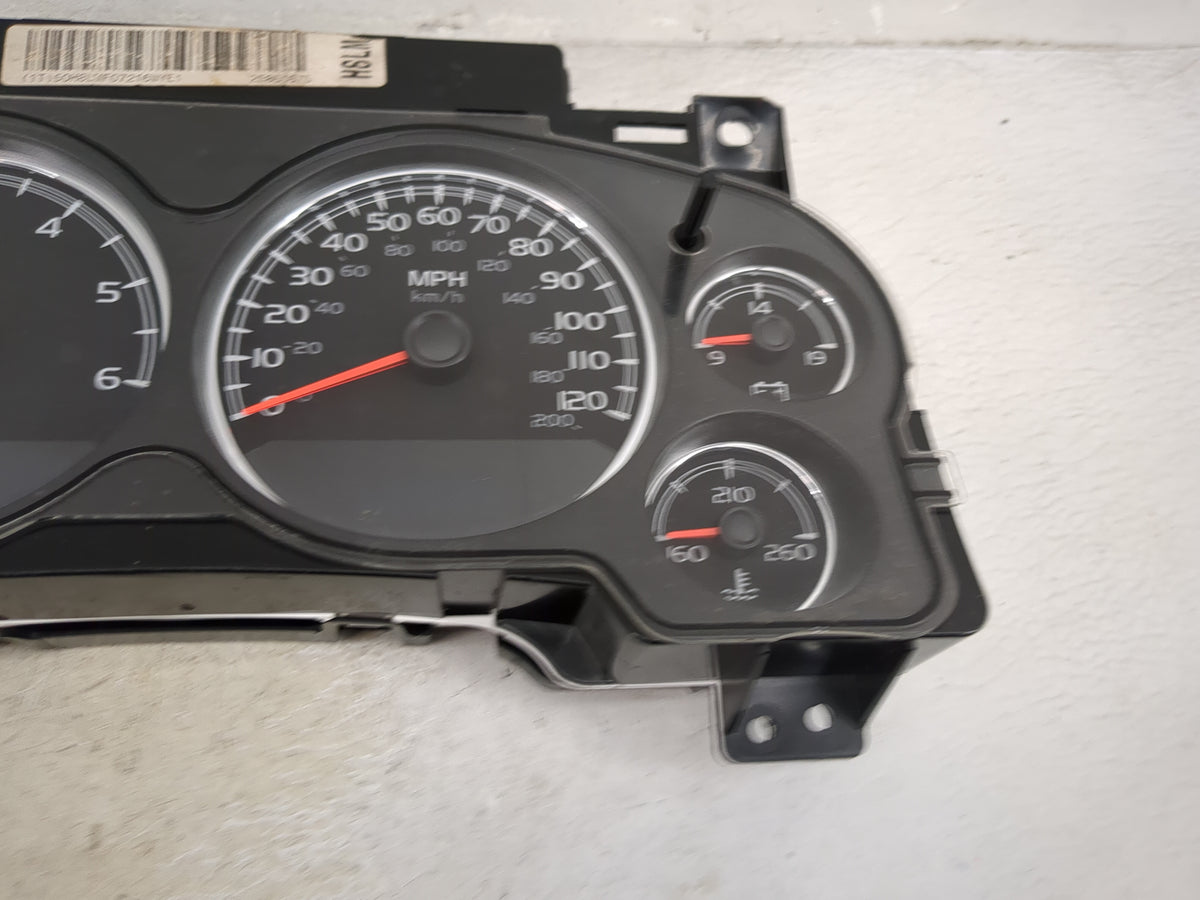 2007-2010 Chevrolet Silverado 1500 Instrument Cluster Speedometer Gauges P/N:15913610 28103107 Miles:158K Fits OEM Used Auto