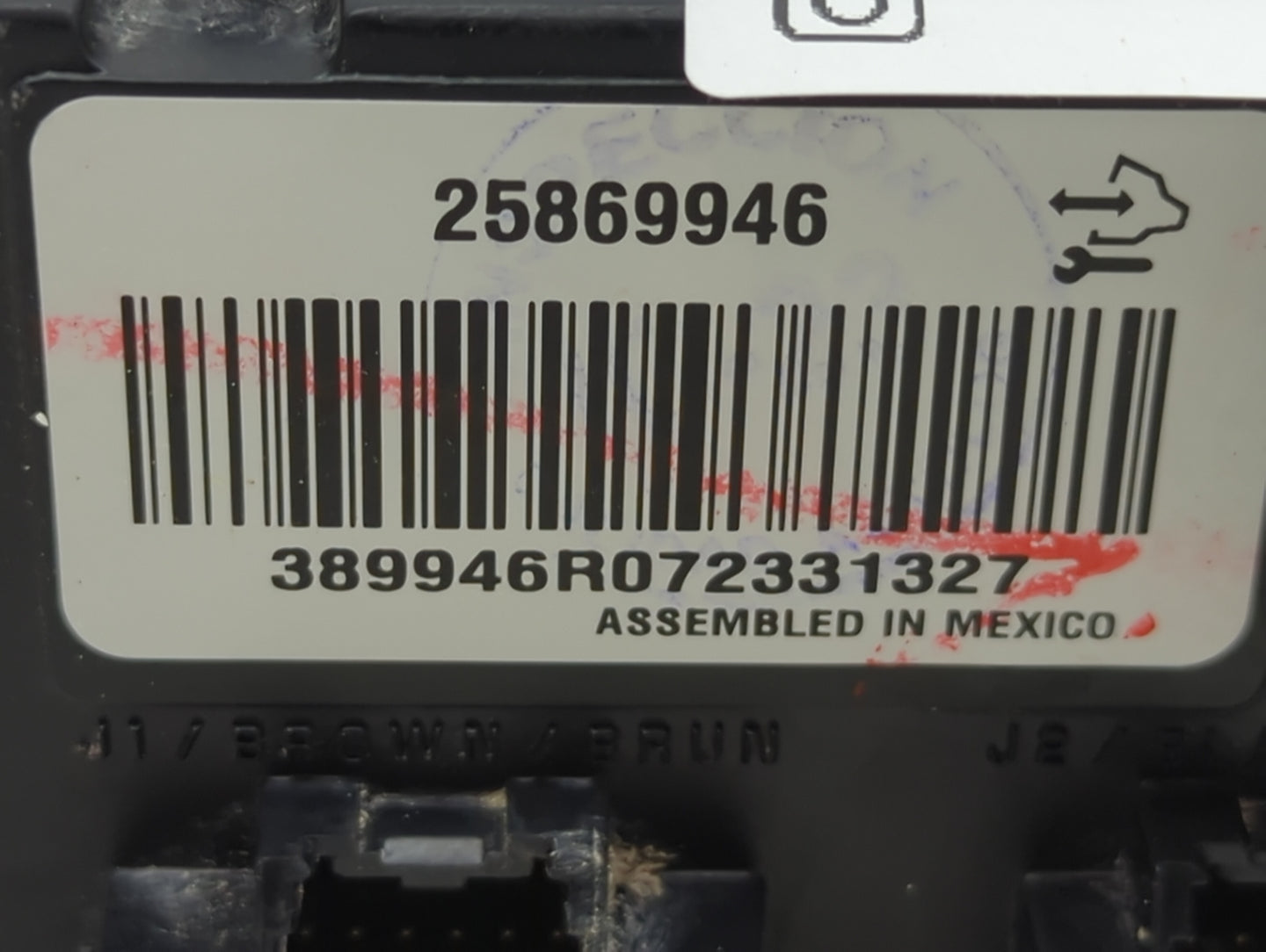 2007-2011 Chevrolet Suburban 1500 Climate Control Module Temperature AC/Heater Replacement P/N:25869946 Fits OEM Used Auto P