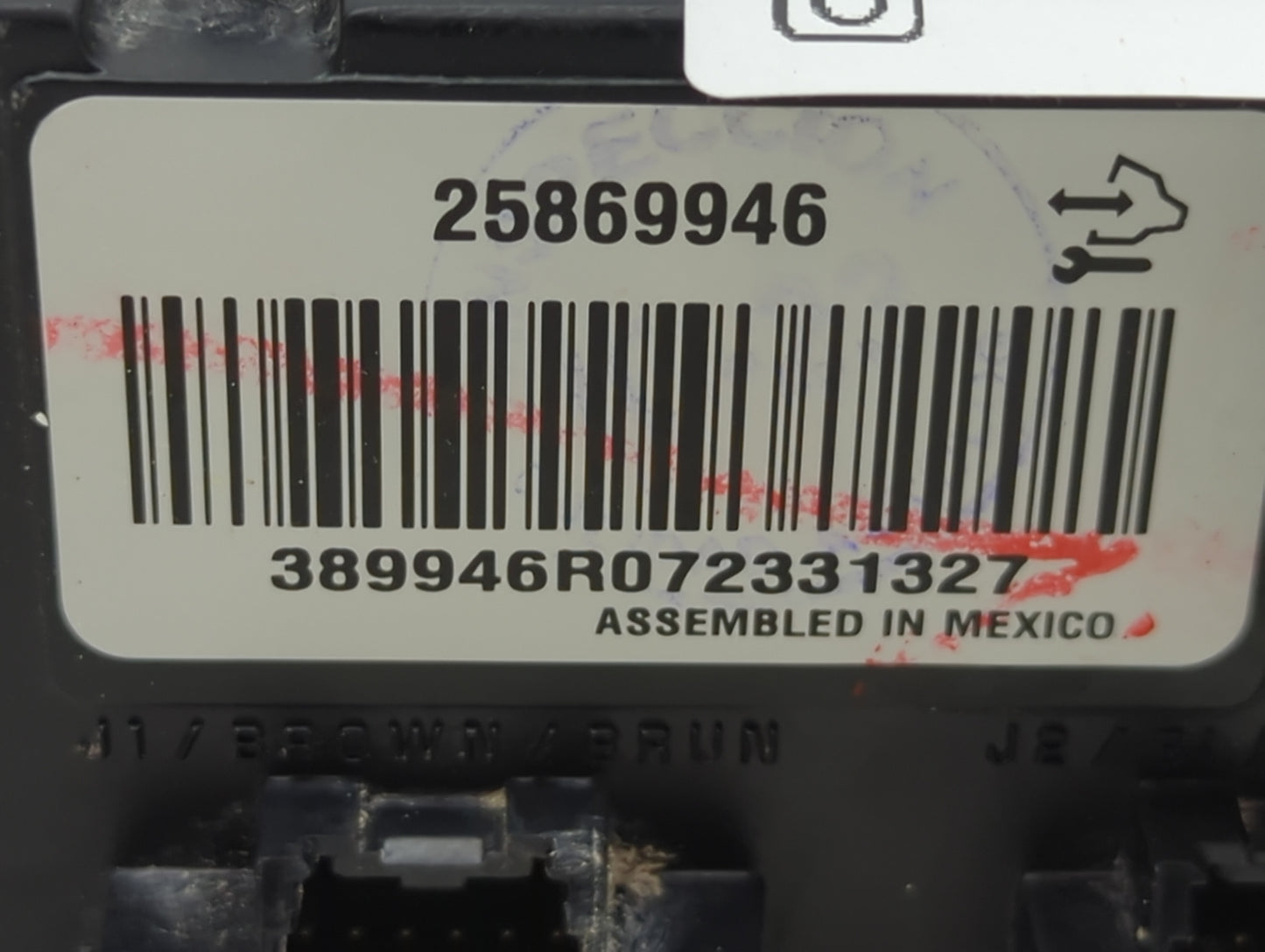 2007-2011 Chevrolet Suburban 1500 Climate Control Module Temperature AC/Heater Replacement P/N:25869946 Fits OEM Used Auto P