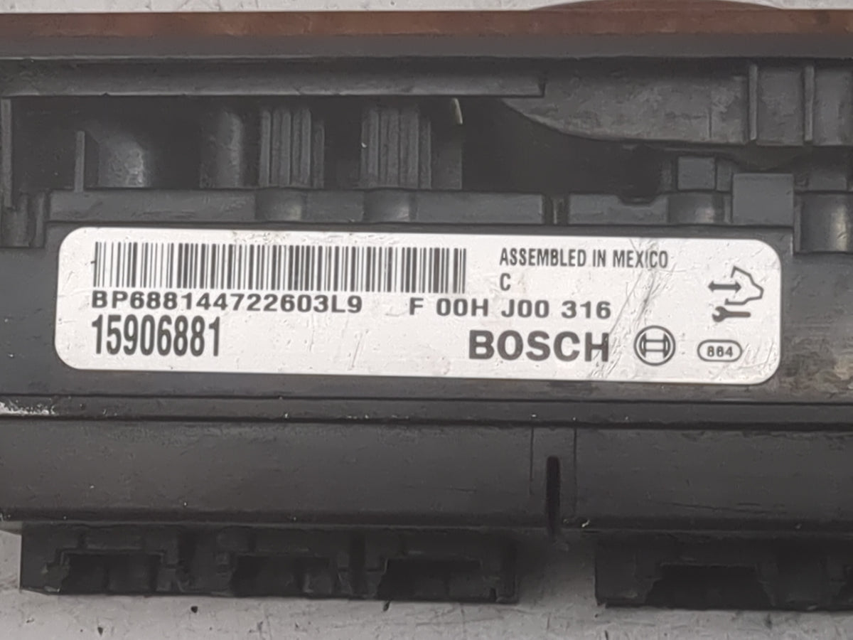 2008 Chevrolet Suburban 1500 Master Power Window Switch Replacement Driver Side Left P/N:15906881 BP688144722603L9 Fits OEM 