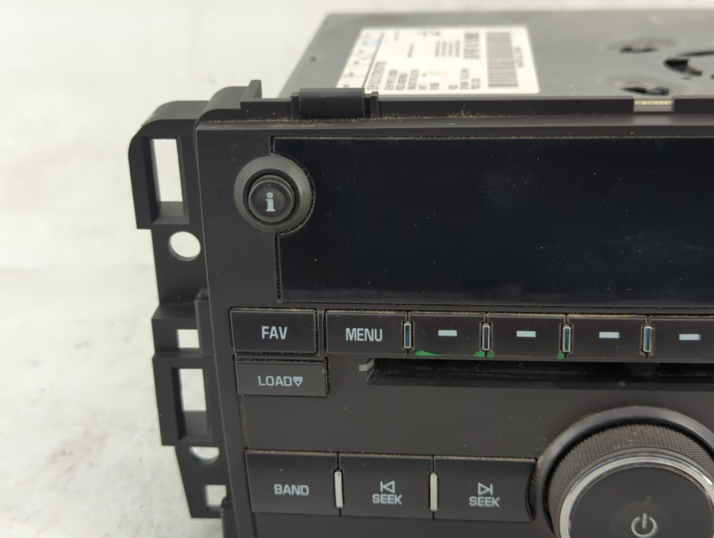 2007-2014 Chevrolet Tahoe Radio AM FM Cd Player Receiver Replacement P/N:15909952 25799567 Fits OEM Used Auto Parts - Oemuse