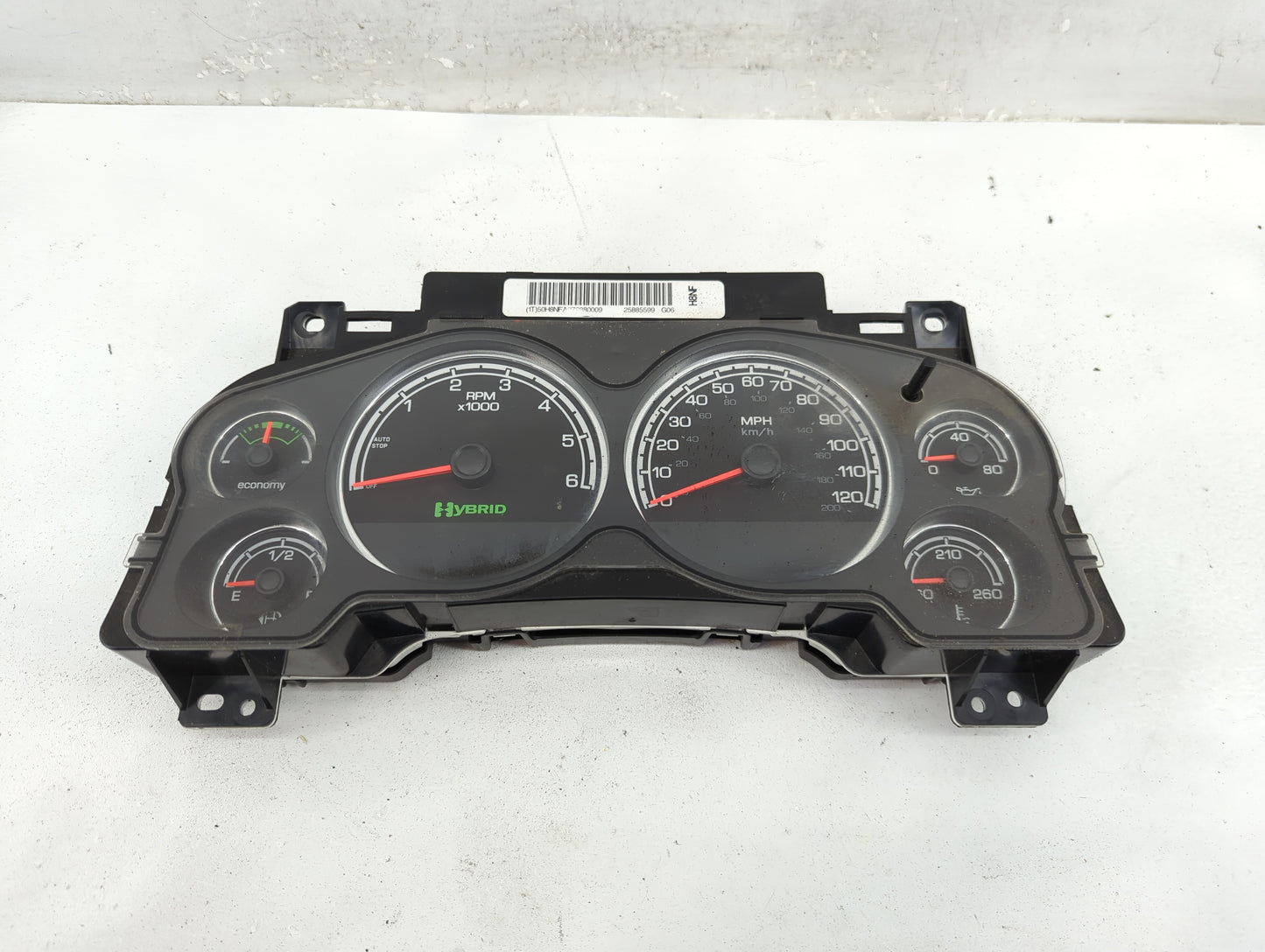 2008-2009 Chevrolet Tahoe PCM Engine Control Computer ECU ECM PCU OEM P/N:25885599 Fits Fits 2008 2009 OEM Used Auto Parts -