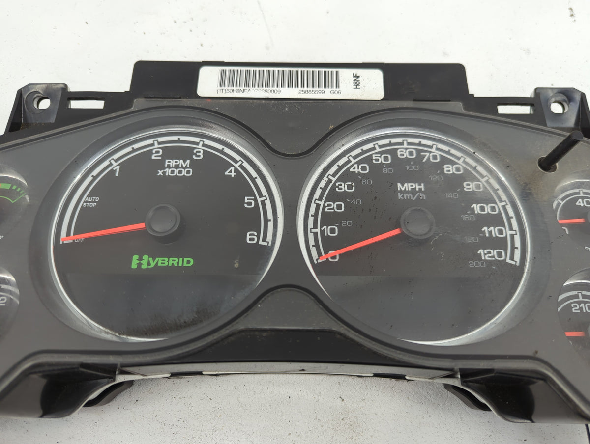 2008-2009 Chevrolet Tahoe PCM Engine Control Computer ECU ECM PCU OEM P/N:25885599 Fits 2008 2009 OEM Used Auto Parts - Oemu