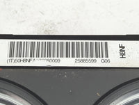 2008-2009 Chevrolet Tahoe PCM Engine Control Computer ECU ECM PCU OEM P/N:25885599 Fits Fits 2008 2009 OEM Used Auto Parts -