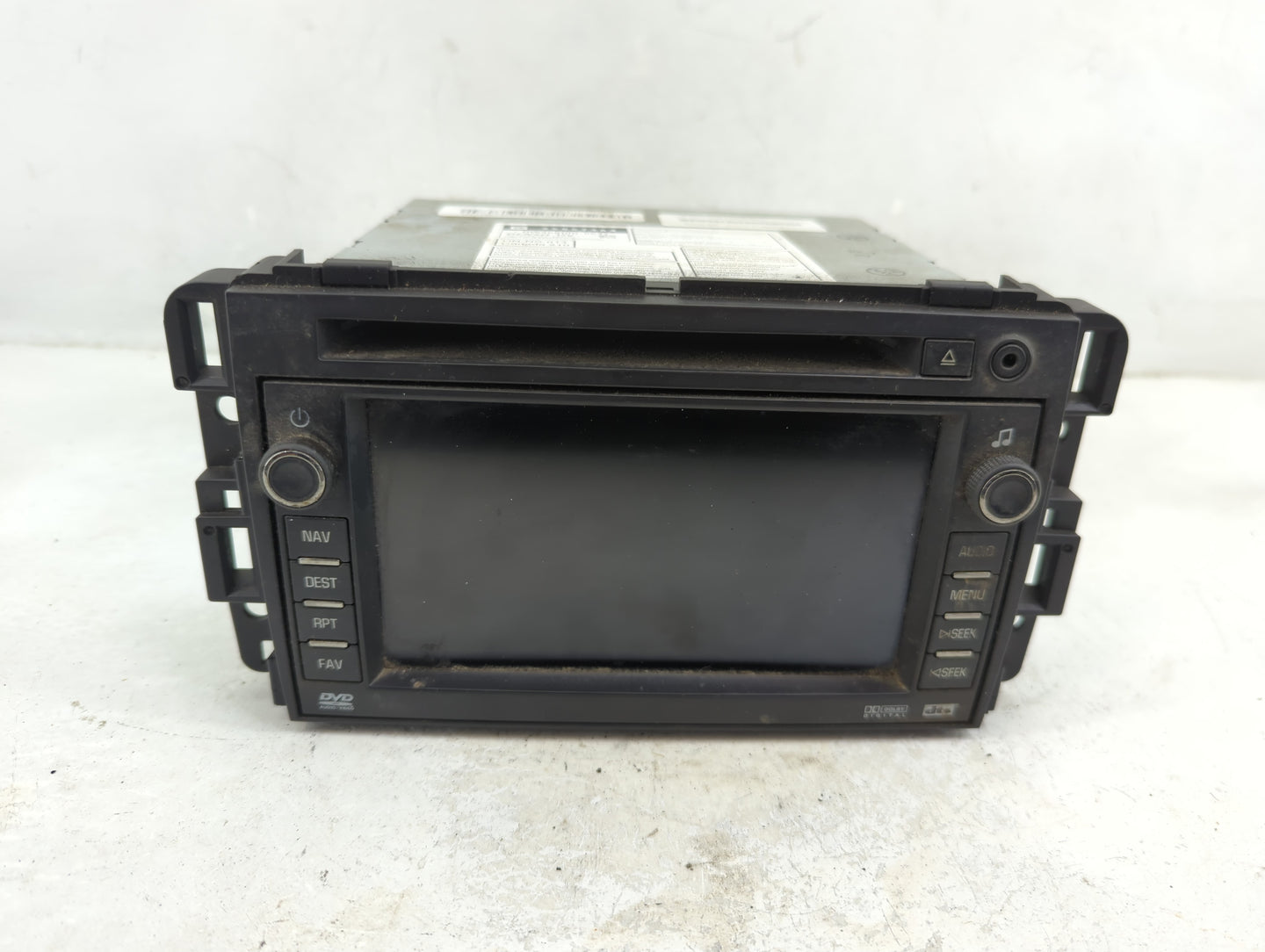 2008-2009 Chevrolet Tahoe Radio AM FM Cd Player Receiver Replacement P/N:25857364 Fits Fits 2008 2009 OEM Used Auto Parts - 