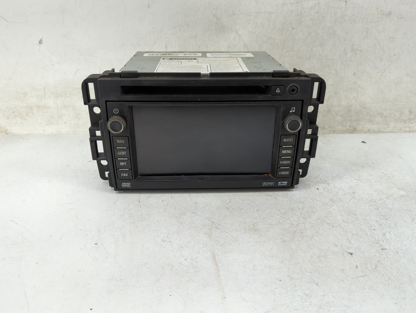 2008-2009 Chevrolet Tahoe Radio AM FM Cd Player Receiver Replacement P/N:25857364 DW468100-5671 Fits Fits 2008 2009 OEM Used