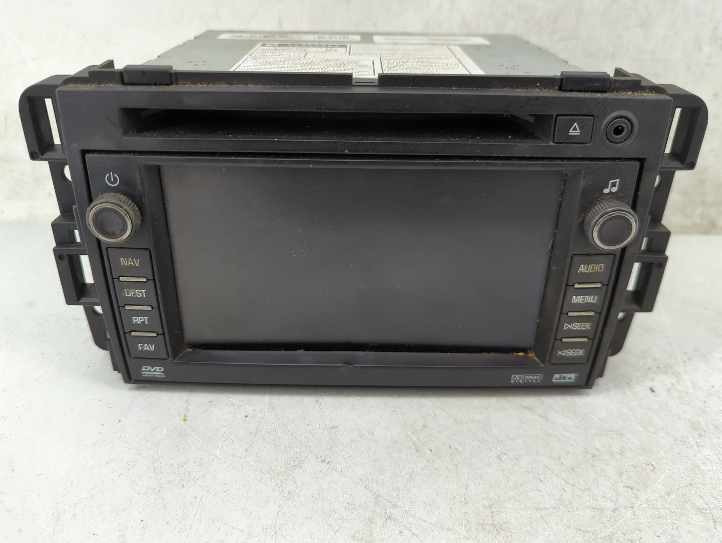 2008-2009 Chevrolet Tahoe Radio AM FM Cd Player Receiver Replacement P/N:25857364 DW468100-5671 Fits Fits 2008 2009 OEM Used