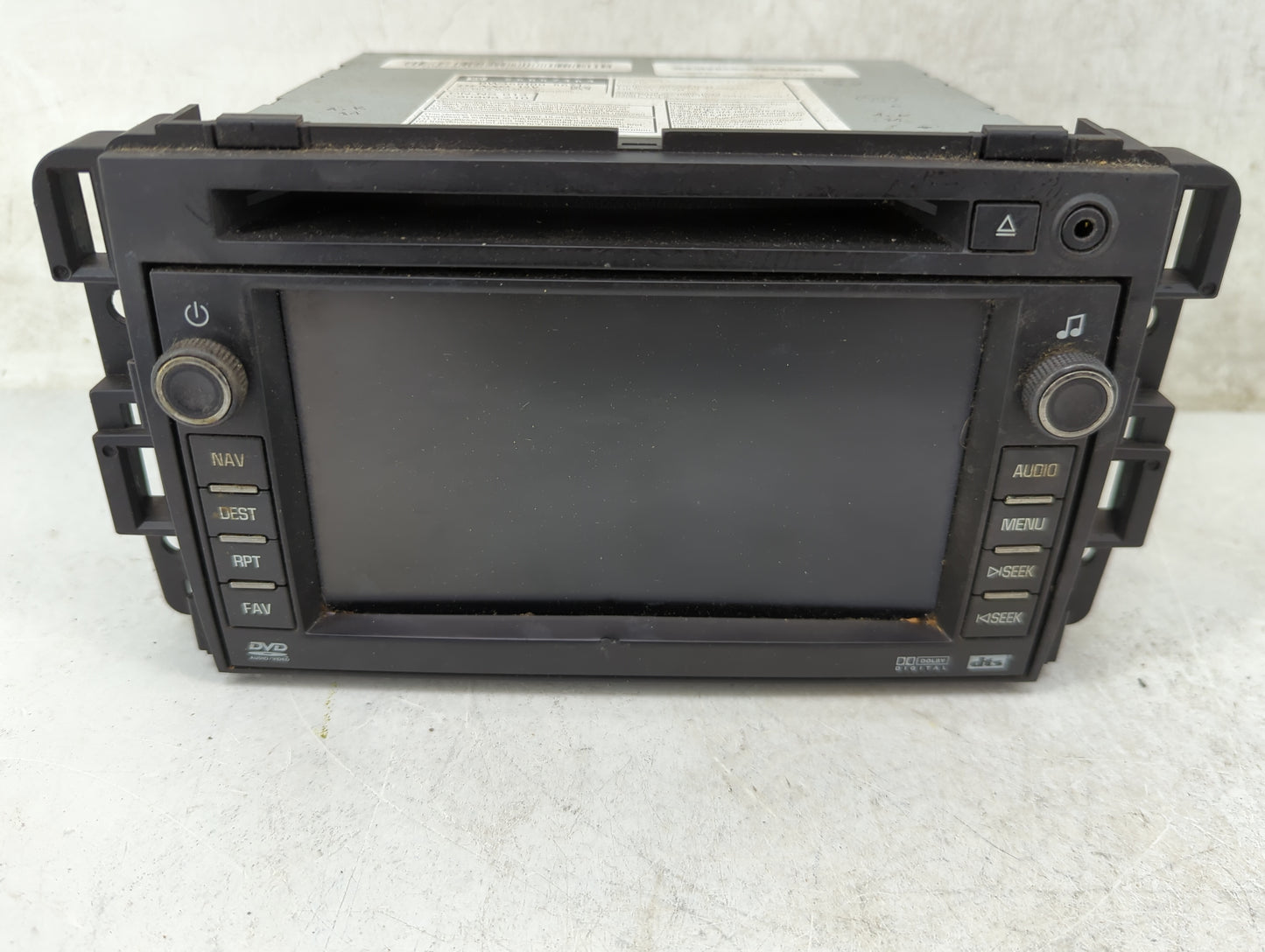 2008-2009 Chevrolet Tahoe Radio AM FM Cd Player Receiver Replacement P/N:25857364 DW468100-5671 Fits Fits 2008 2009 OEM Used