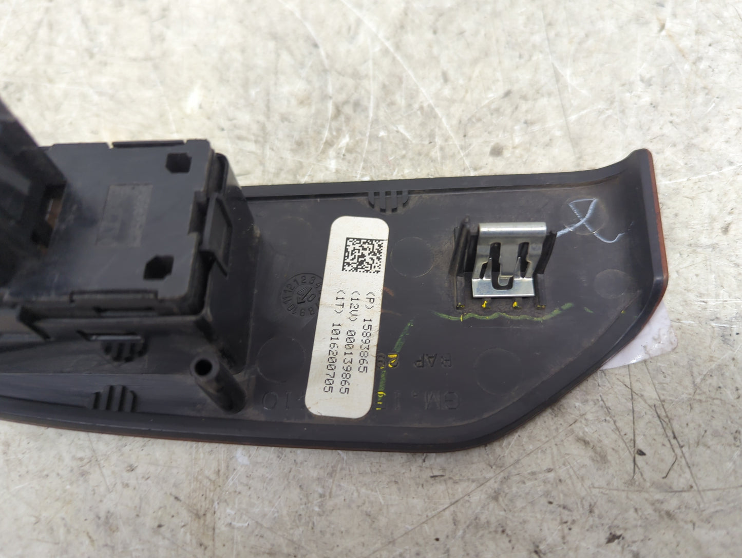 2008 Chevrolet Tahoe Master Power Window Switch Replacement Driver Side Left P/N:15938865 10013986 Fits OEM Used Auto Parts 