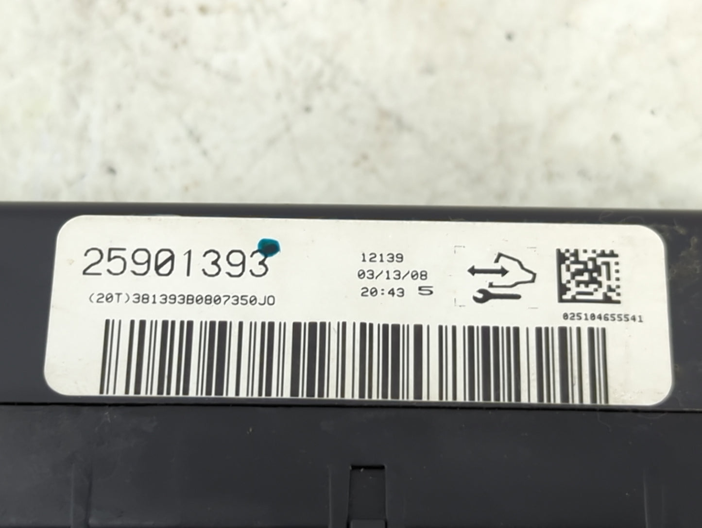 2007-2009 Chevrolet Tahoe Climate Control Module Temperature AC/Heater Replacement P/N:25901393 Fits Fits 2007 2008 2009 OEM