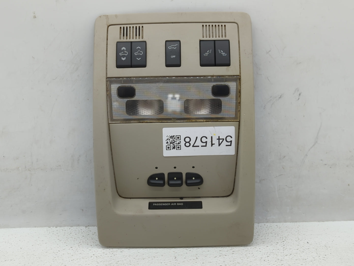 2007-2011 Chevrolet Tahoe Overhead Roof Console - Oemusedautoparts1.com