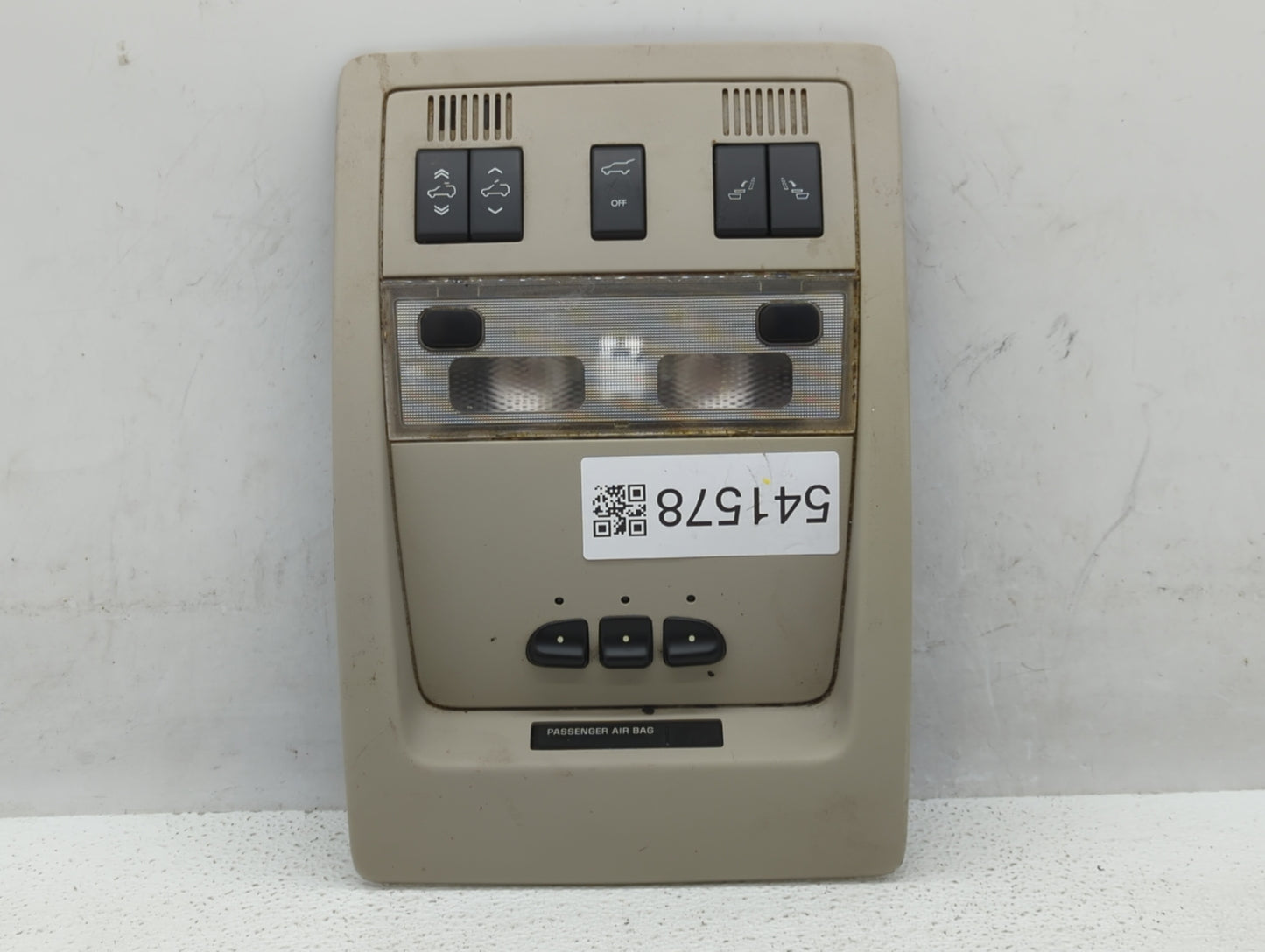2007-2011 Chevrolet Tahoe Overhead Roof Console - Oemusedautoparts1.com