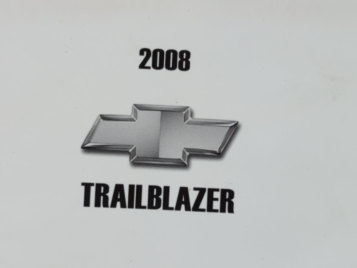 2008 Chevrolet Trailblazer Owners Manual Book Guide P/N:15912669 B OEM Used Auto Parts - Oemusedautoparts1.com
