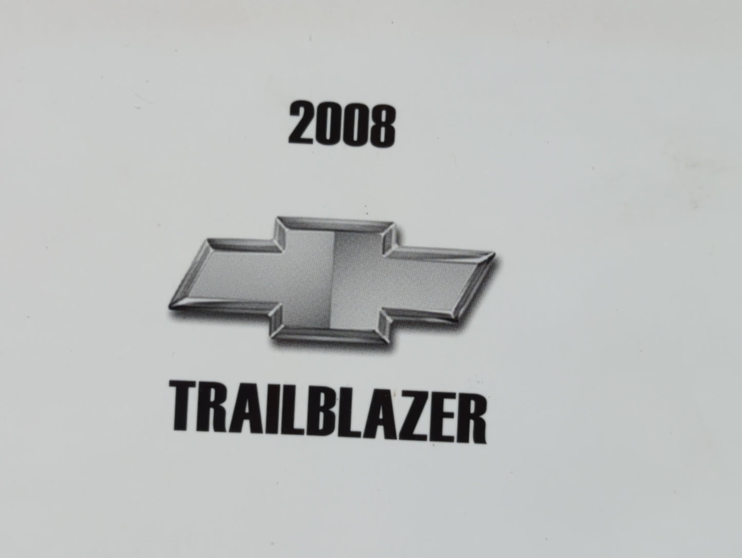 2008 Chevrolet Trailblazer Owners Manual Book Guide P/N:15912669 B OEM Used Auto Parts - Oemusedautoparts1.com