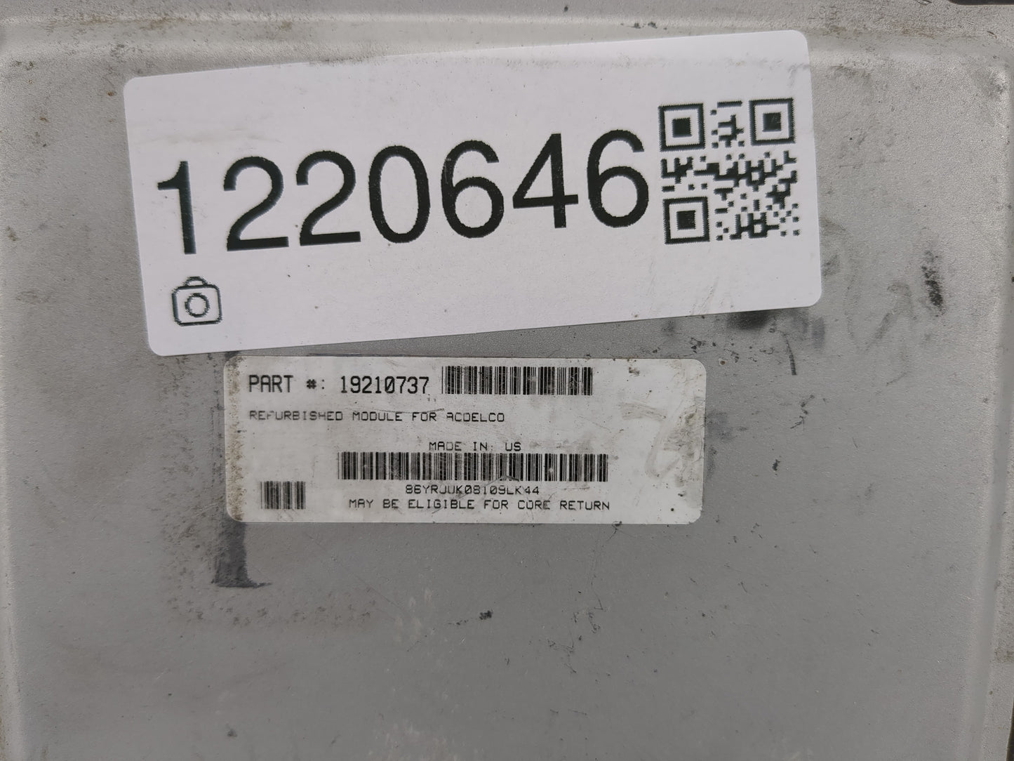 2007-2008 Chevrolet Trailblazer PCM Engine Control Computer ECU ECM PCU OEM P/N:19210737 Fits Fits 2007 2008 OEM Used Auto P