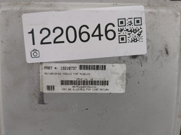 2007-2008 Chevrolet Trailblazer PCM Engine Control Computer ECU ECM PCU OEM P/N:19210737 Fits Fits 2007 2008 OEM Used Auto Parts