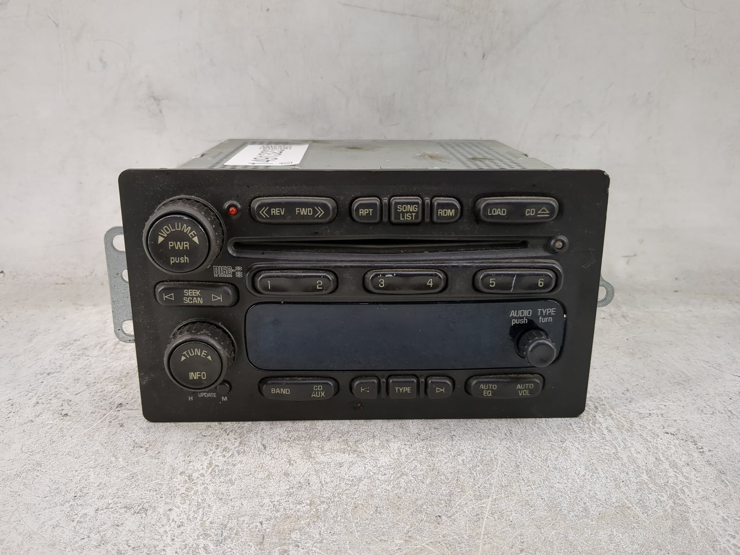 2005-2009 Chevrolet Trailblazer Radio Cd Changer 28058188|15927261 - Oemusedautoparts1.com