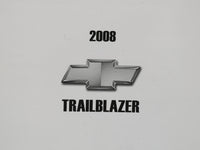 2008 Chevrolet Trailblazer Owners Manual Book Guide P/N:15912669 OEM Used Auto Parts - Oemusedautoparts1.com